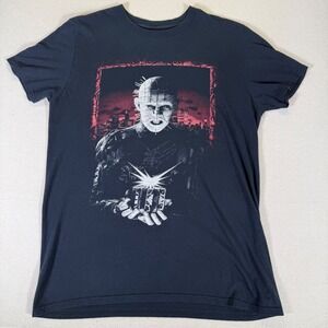 Pinhead Hellraiser III Hell on Earth Horror Movie T-Shirt Black Medium
